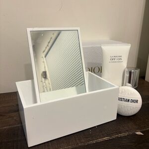 Dior White Vanity Tray Set